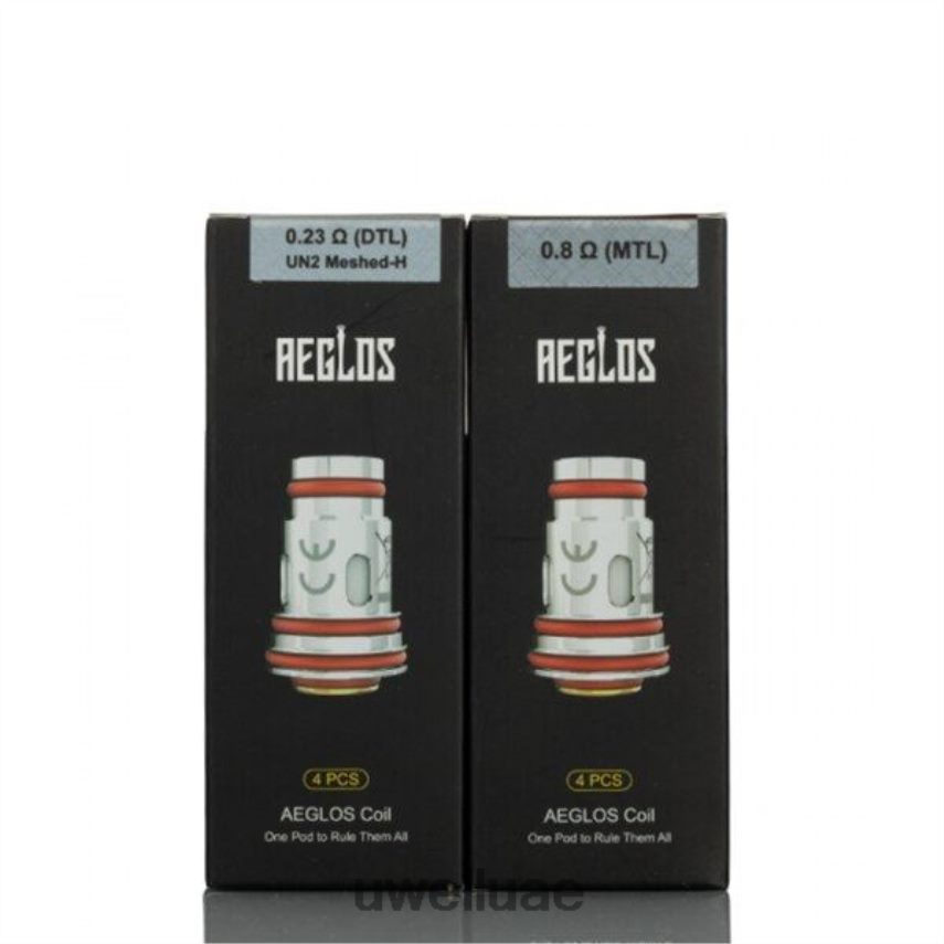 UWELL AEGLOS لفائف | 4 حزمة 0.8 أوم 40H4P4269 | UWELL VAPE REVIEW