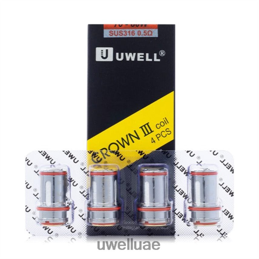UWELL CROWN 3 لفائف (4-حزمة) 0.25 أوم 40H4P491 | UWELL UAE