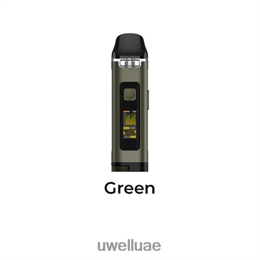 UWELL CROWN D طقم جراب أخضر 40H4P4119 | UWELL VAPE REVIEW