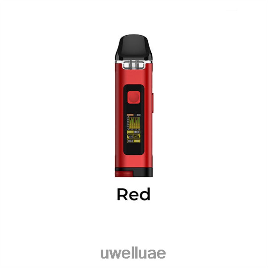 UWELL CROWN D طقم جراب أحمر 40H4P4122 | UWELL VAPE UAE