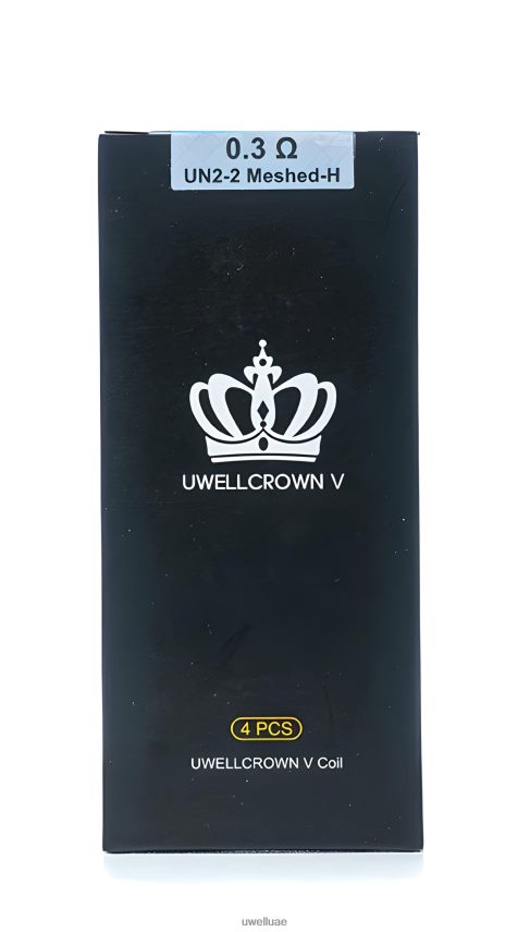 UWELL CROWN V لفائف | 4 حزمة un2-2 شبكي 0.3ohm 40H4P468 | UWELL VAPE DUBAI