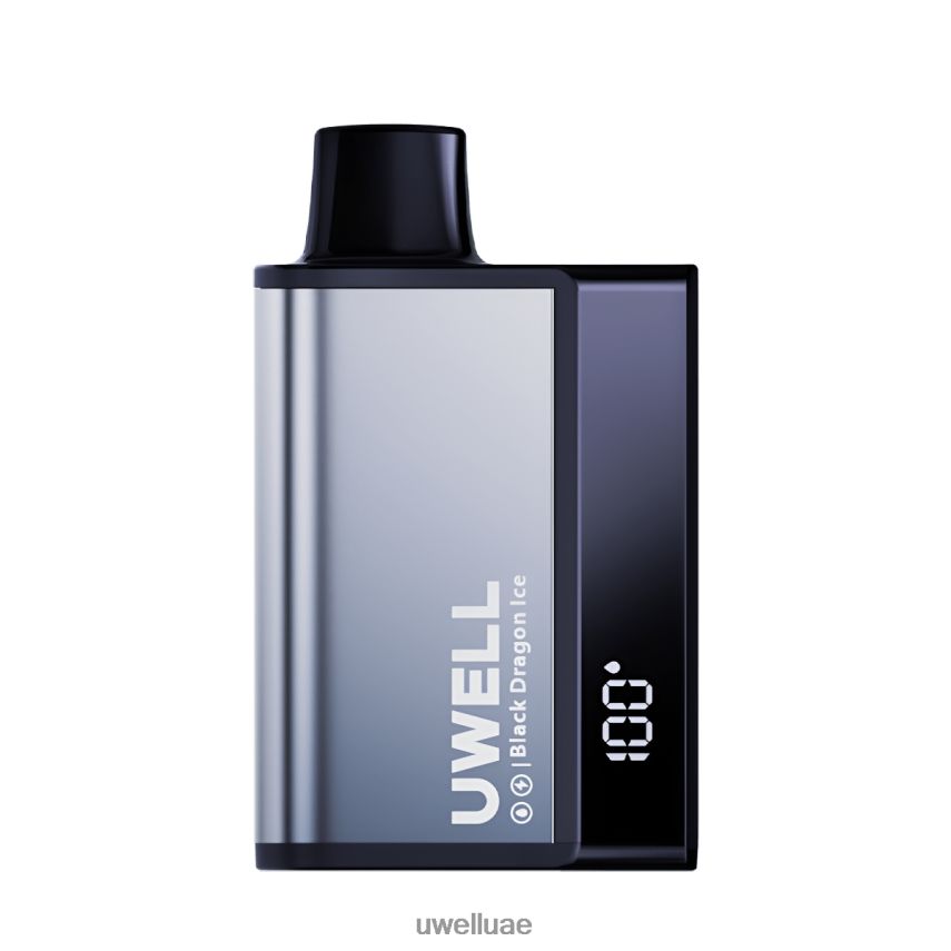 UWELL DL8000 vape القابل للتصرف جليد التنين الأسود 40H4P4282 | UWELL VAPE UAE