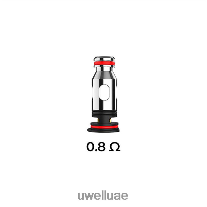 UWELL PA لفائف الاستبدال 0.8 أوم (4 عبوات) 40H4P483 | UWELL ABU DHABI
