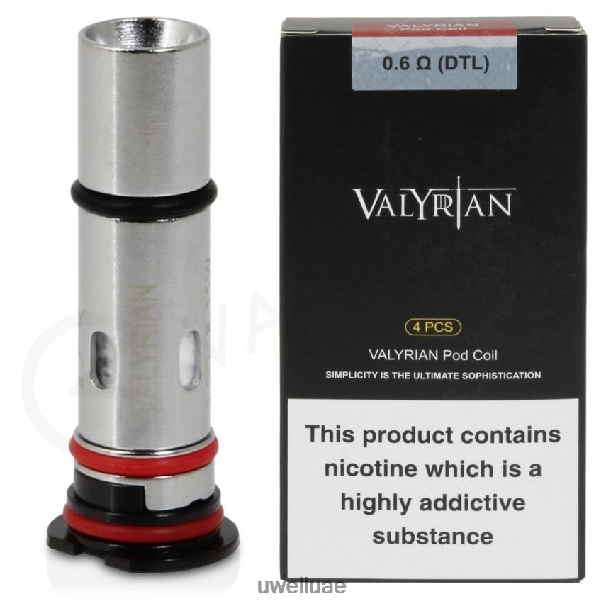 UWELL VALYRIAN لفائف استبدال جراب (4-حزمة) 0.6 اوم دي تي ال 40H4P434 | UWELL VAPE سعر