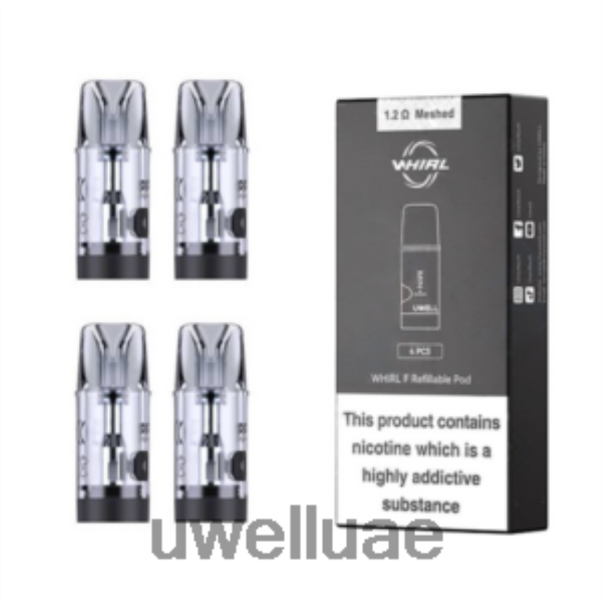 UWELL WHIRL F القرون (4 حزمة) 1.2 أوم 40H4P4198 | UWELL VAPE DUBAI