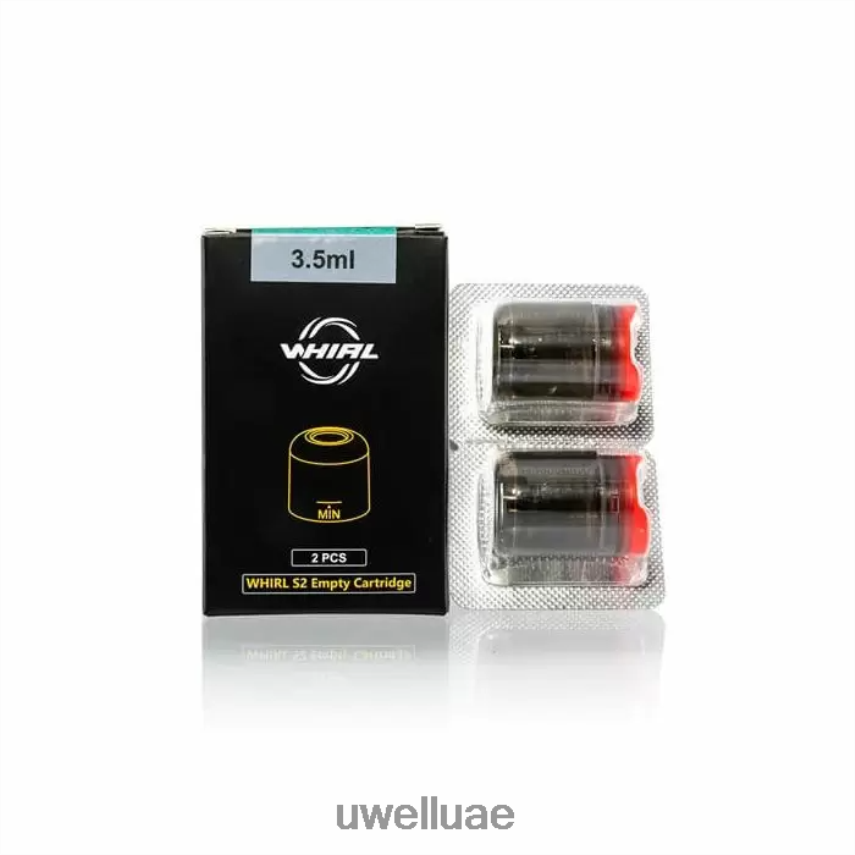 UWELL WHIRL S2 خرطوشة (3.5 مل) (عبوتين) 3.5 مل 40H4P4248 | UWELL VAPE DUBAI