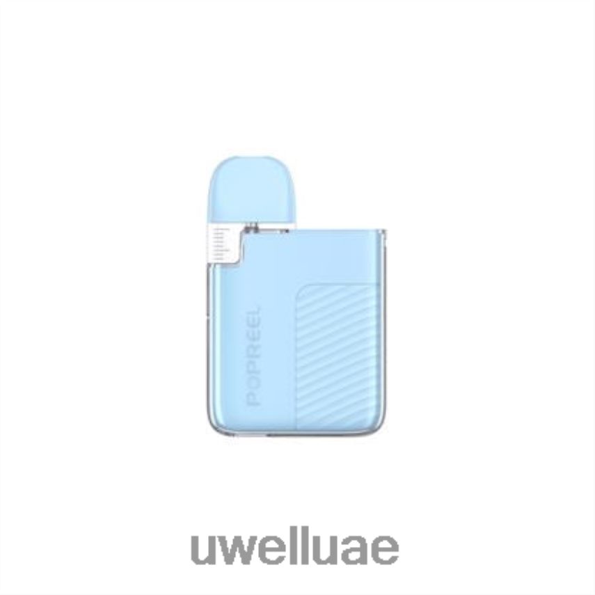 UWELL POPREEL PK1 طقم جراب | 520 مللي أمبير معكرون أزرق 40H4P453 | UWELL ABU DHABI