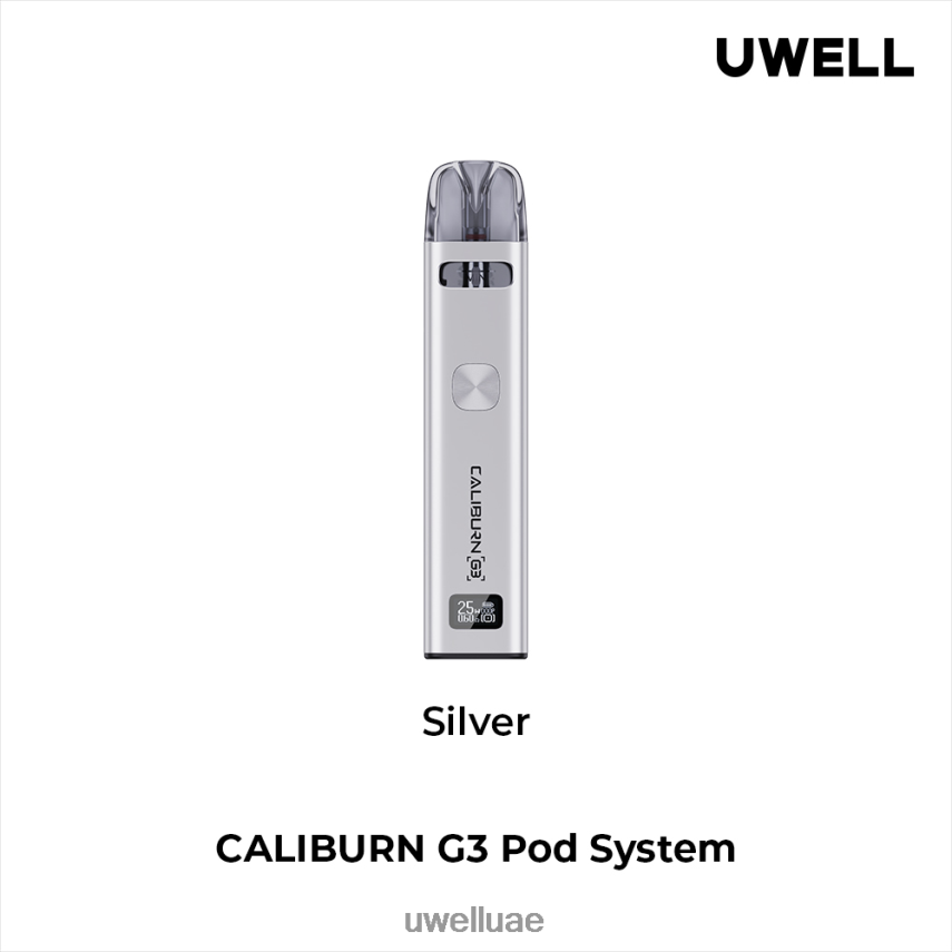 UWELL CALIBURN G3 عدة فضة 40H4P4138 | UWELL VAPE DUBAI