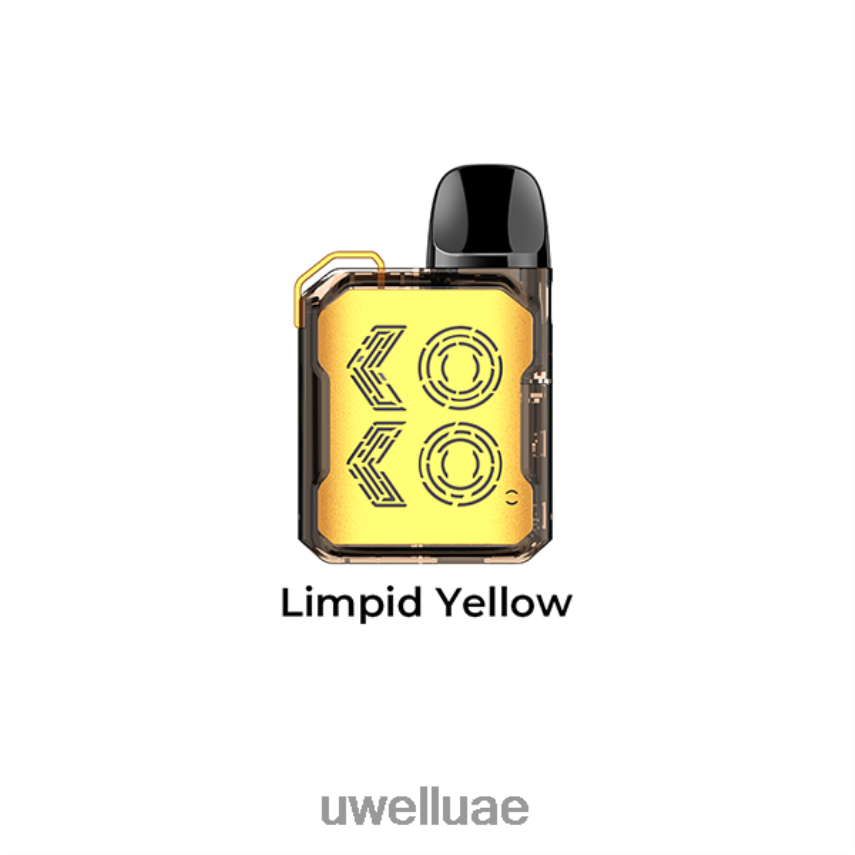 UWELL CALIBURN GK2 طقم جراب أصفر شفاف 40H4P4103 | UWELL ABU DHABI