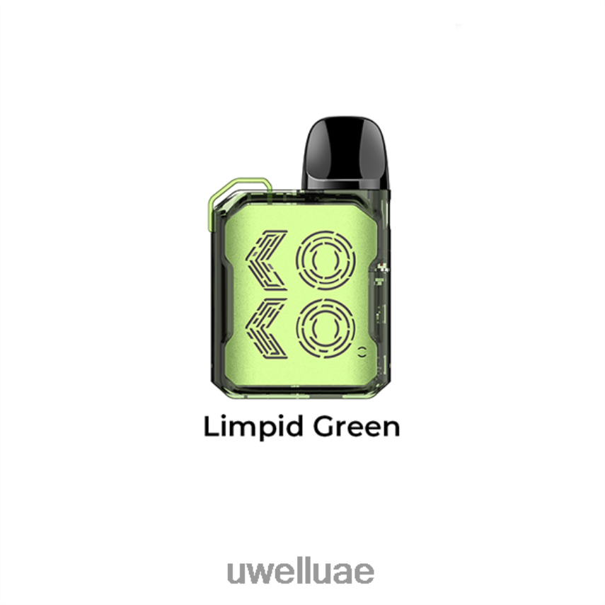 UWELL CALIBURN GK2 طقم جراب أخضر شفاف 40H4P4104 | UWELL VAPE سعر