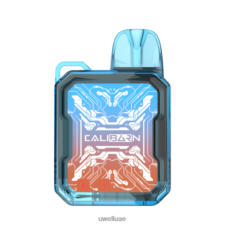 UWELL CALIBURN شريط b6000 vape القابل للتصرف الجليد الأزرق 40H4P4277 | UWELL DUBAI