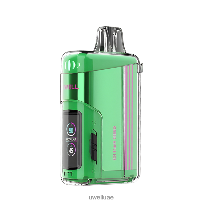 UWELL VISCORE A18000 vape القابل للتصرف ثلج التفاح الأخضر 40H4P4296 | UWELL طريقة استخدام